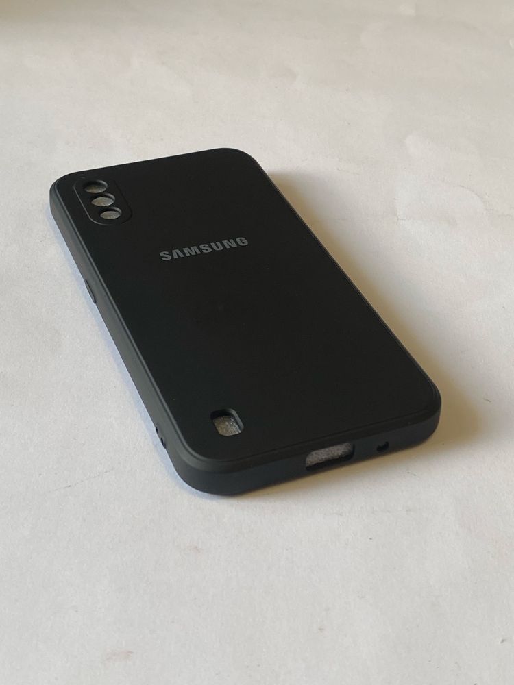 Чехол Samsung A01 / A015F Плотний Протиударний з мікрофіброю