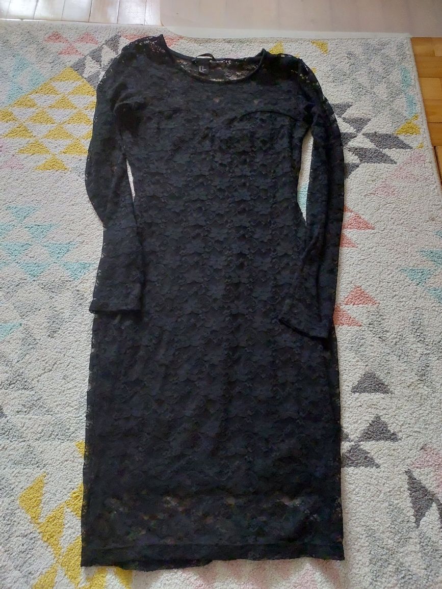 Sukienka koronkowa h&m rozmiar xs