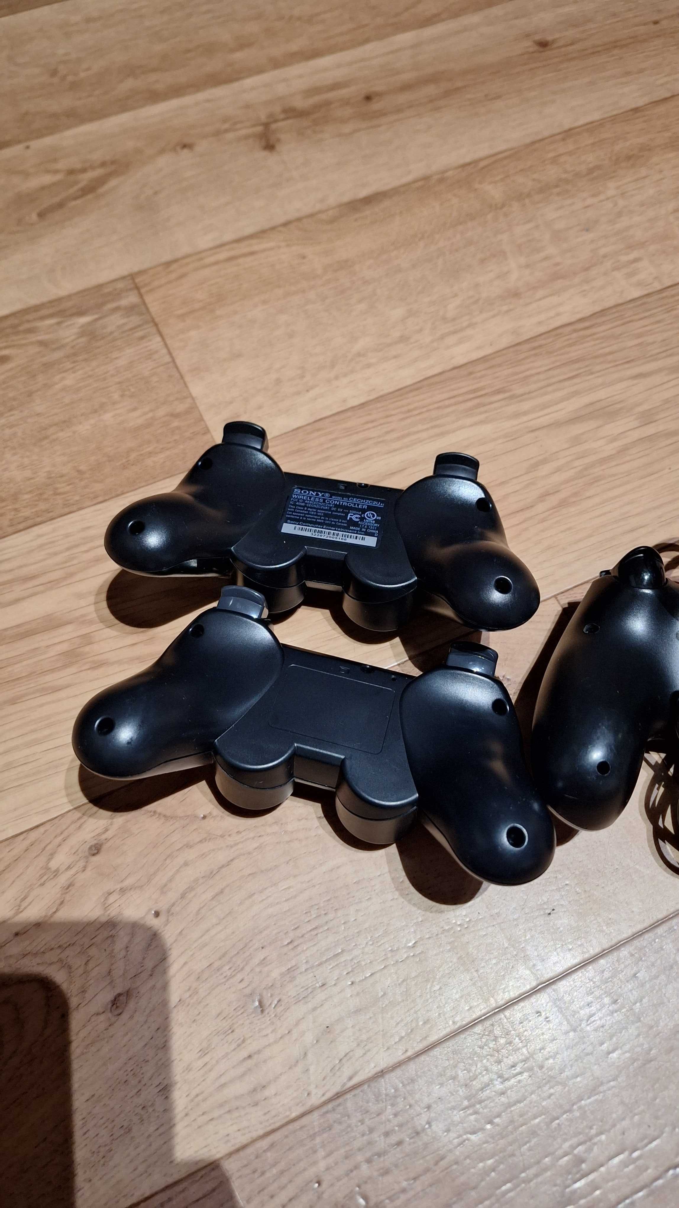 Pady bezprzewodowe przewodowe do ps3 sony playstation 3 Mega Komplet