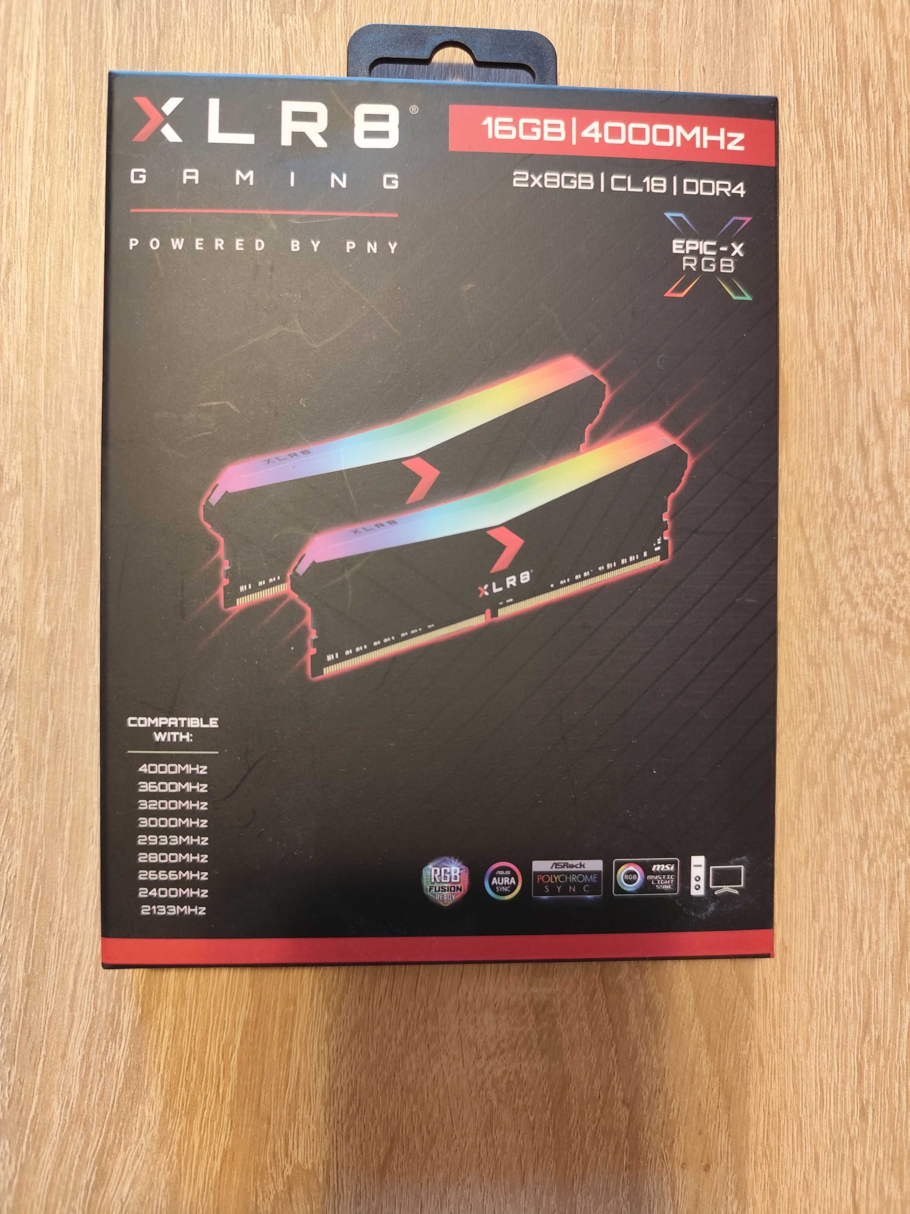 PNY XLR8 Gaming Epic-X RGB DDR4 16 GB, 4000MHz, CL18 - 7 lat gwarancji