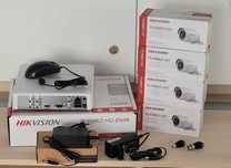 HIKVISION 4 Камери Комплект вуличного відеоспостереження