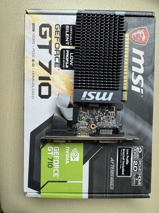 MSI GT710 2gb sff low profile komplet