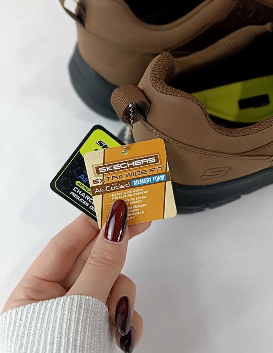 Чоловічі шкіряні мокасини Skechers Zenfield 48 розмір