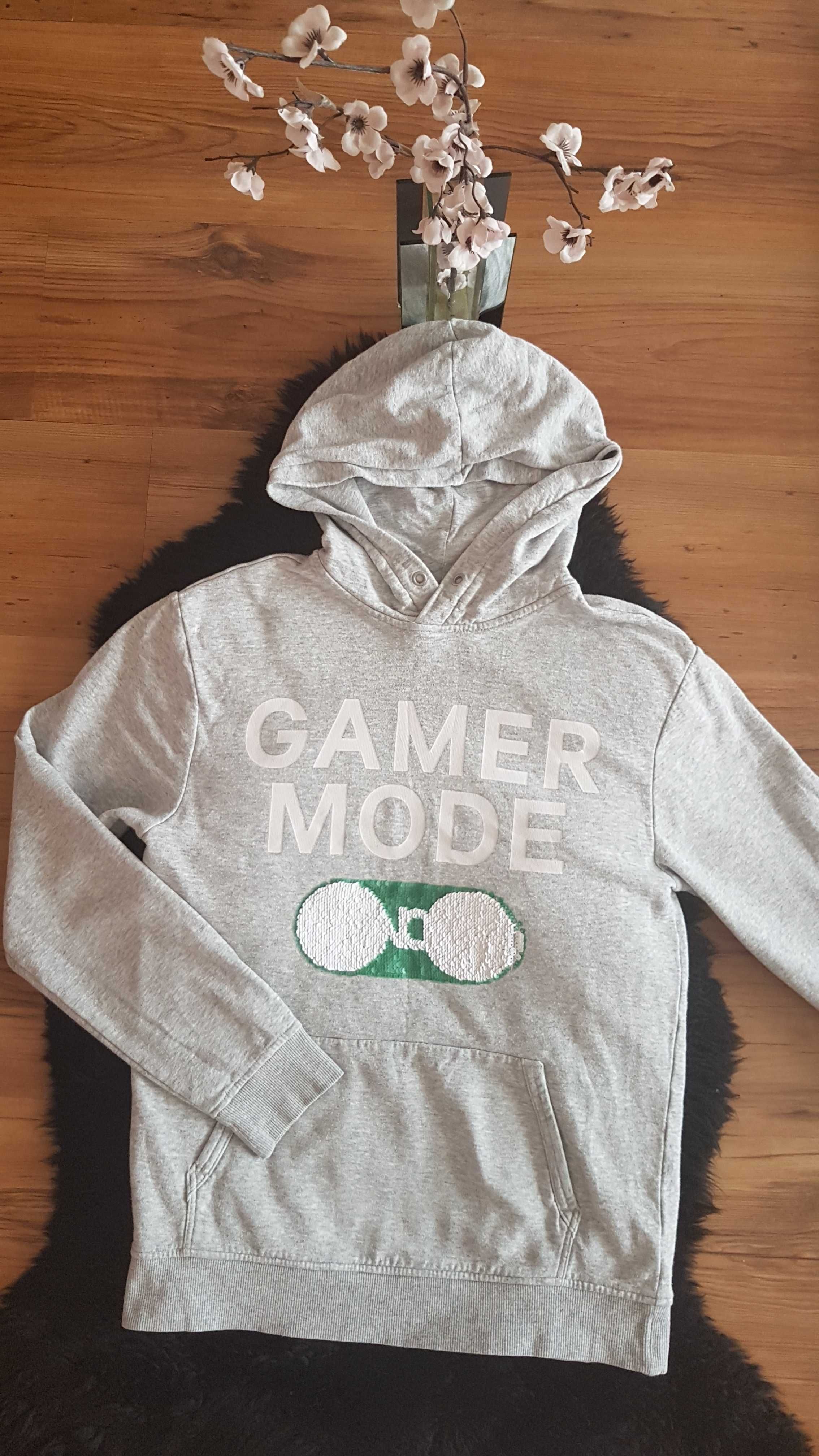 Nowość 2024:) bluza z kapturem GAMER MODE H&M 164