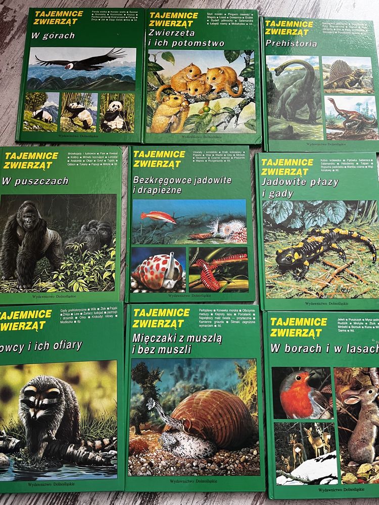 Tajemnice zwierząt - 12 książek