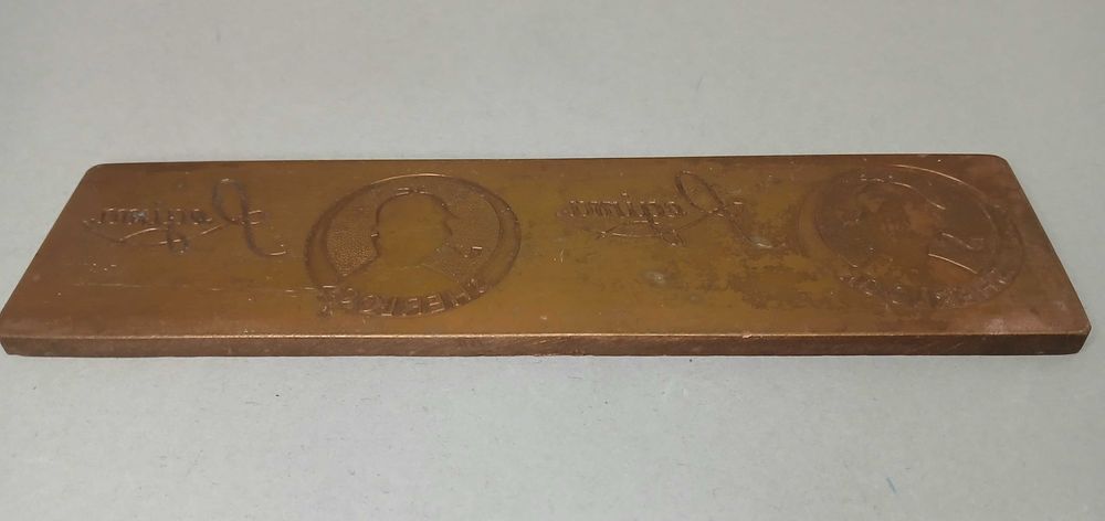 Regina chocolates publicidade barra de cobre para impressão original