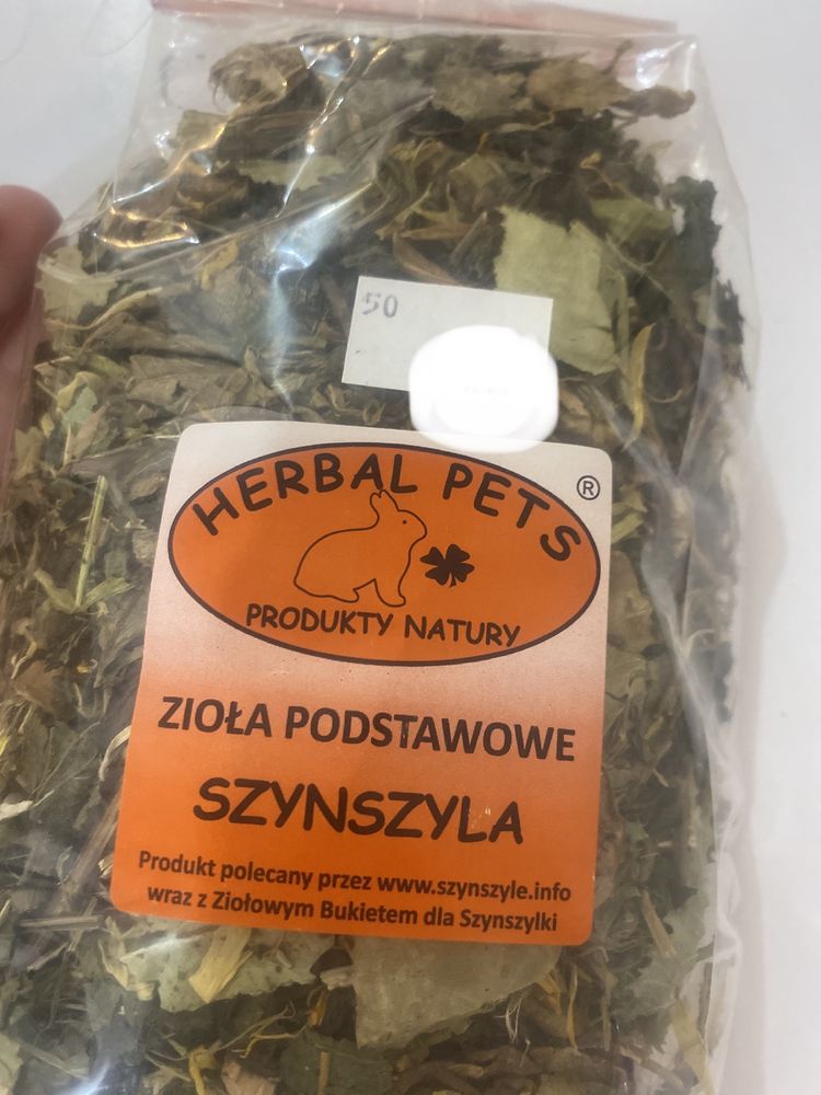 ziola podstawowe dla szynszyla