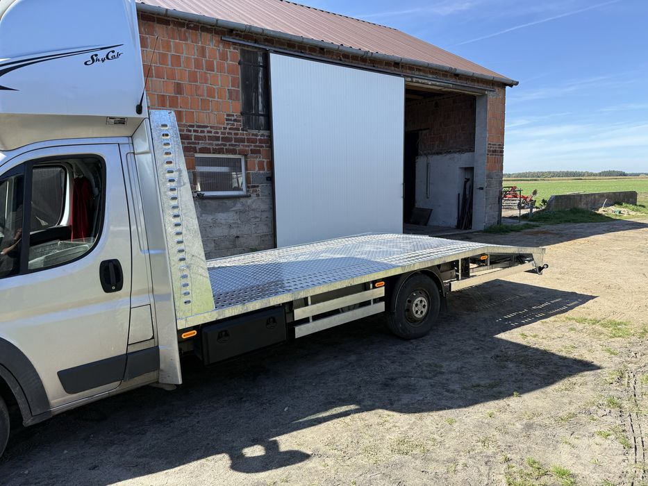 Renault Master Fiat Dacato Sprinter Zabudowa autolaweta laweta najazd