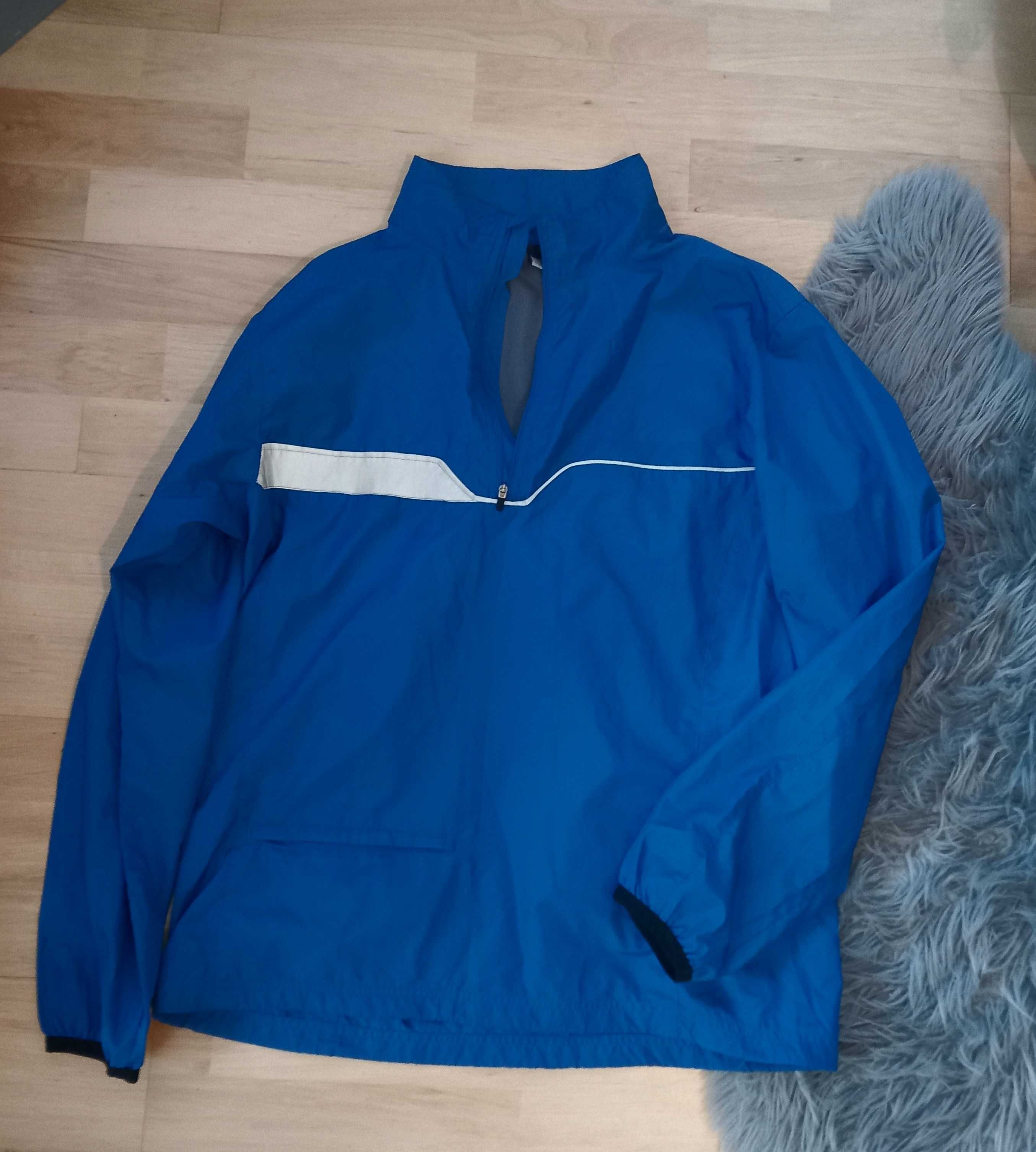 Niebieska kurtka wiatrówka Nike