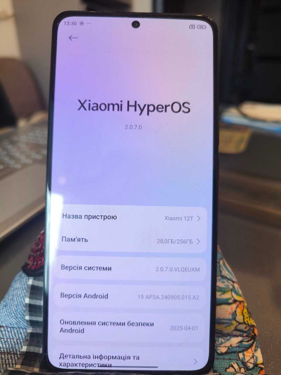 Смартфон Xiaomi 12T чорний 8/256GB в ідеалі