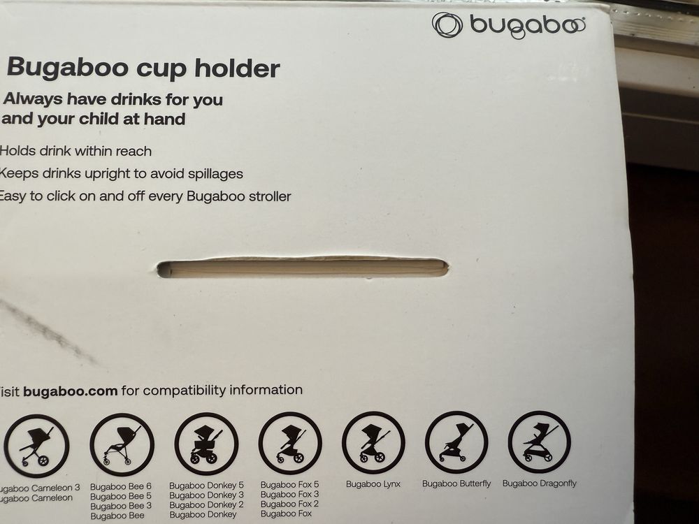 Bugaboo NOWY uchwyt na kubek do wózka
