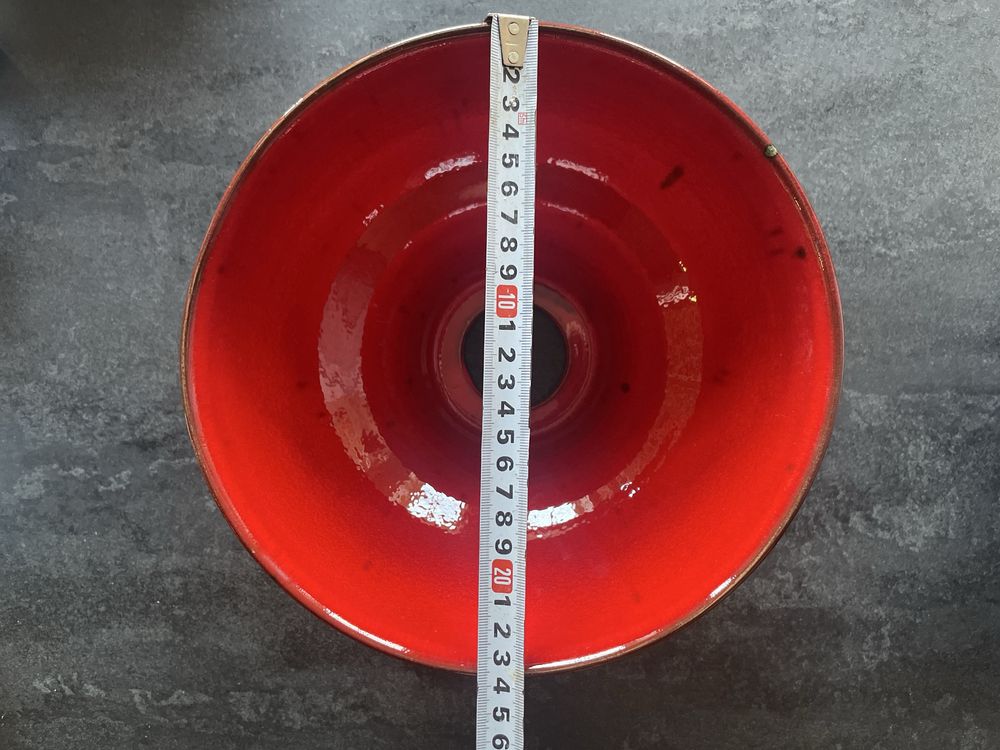 3 szt ceramiczne klosze do lamp. Przepiękna stara ceramika