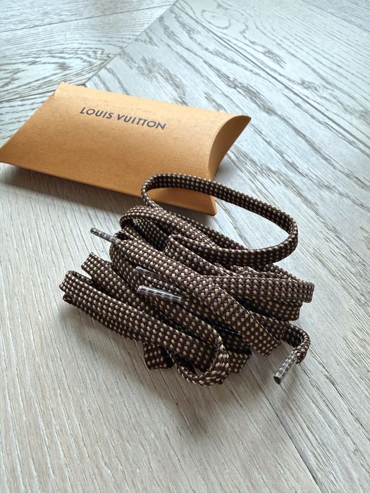 Sznurowki Louis Vuitton LV brązowe nowe
