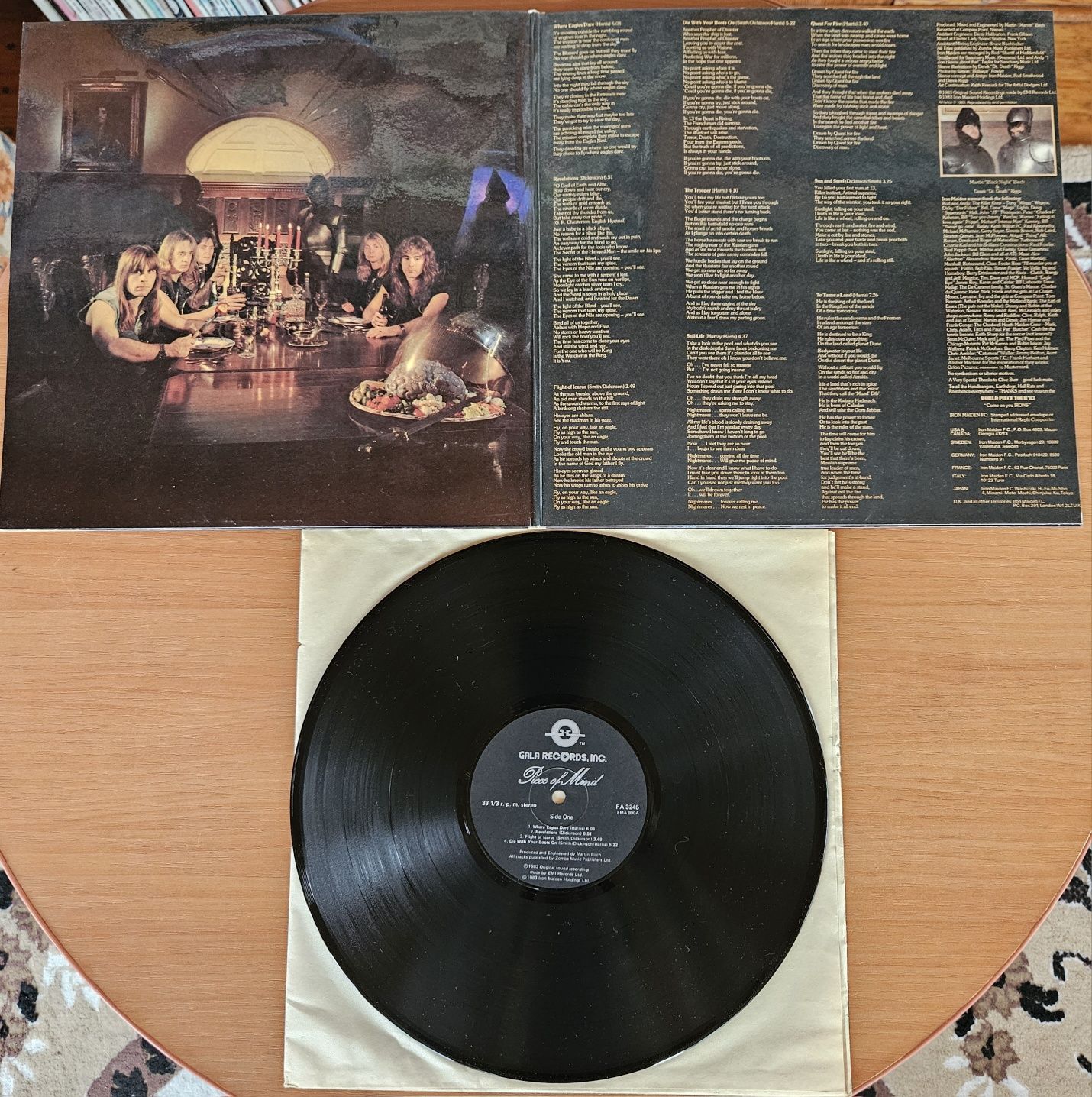 LP Iron Maiden набір з 9 класичних студійних альбомів 1980-1992рр.