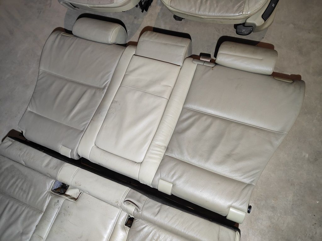 BMW X5 E53 fotele kanapa przód i tył skóra KOMPLET i inne