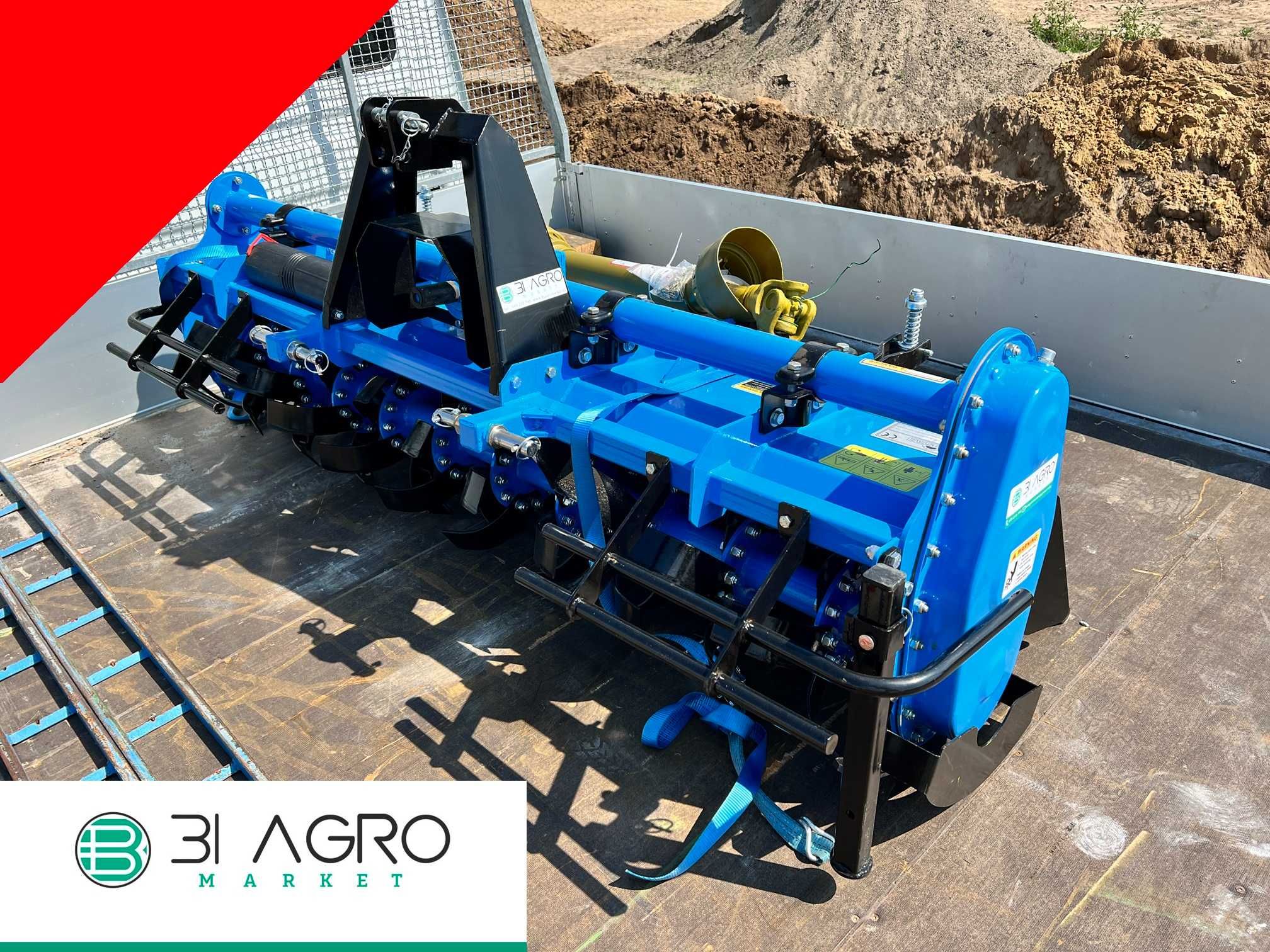 Glebogryzarka polowa ogrodowa Mocna! 1.4- 2.0m Agrostar Bomet --RATY--