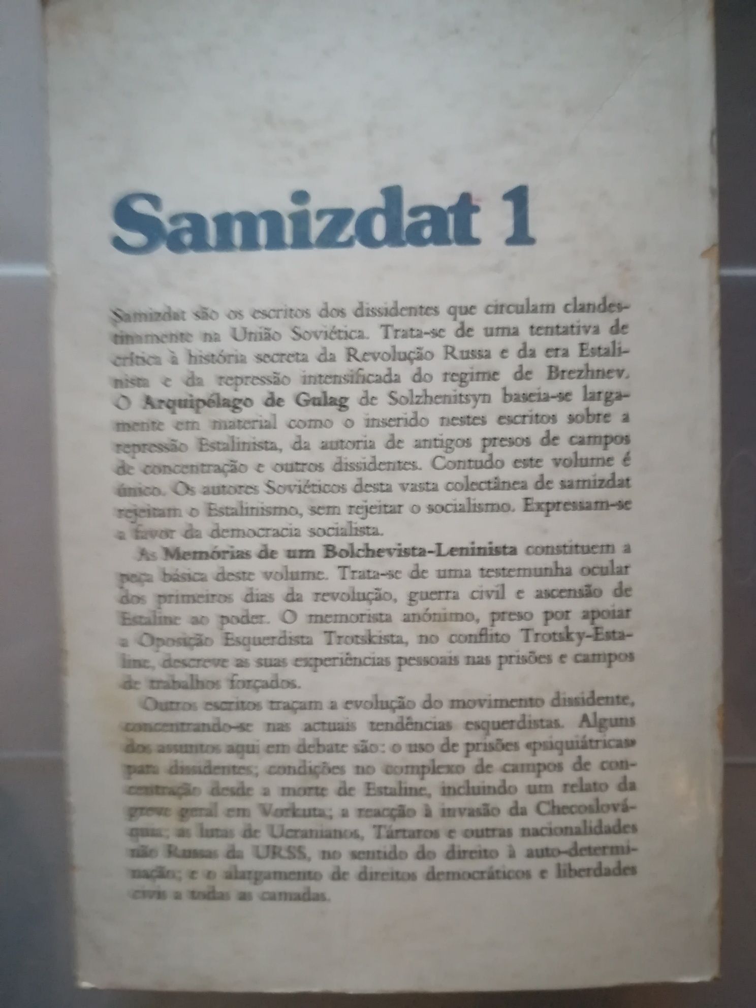 SAMIZDAT  Vozes da Oposição Soviética