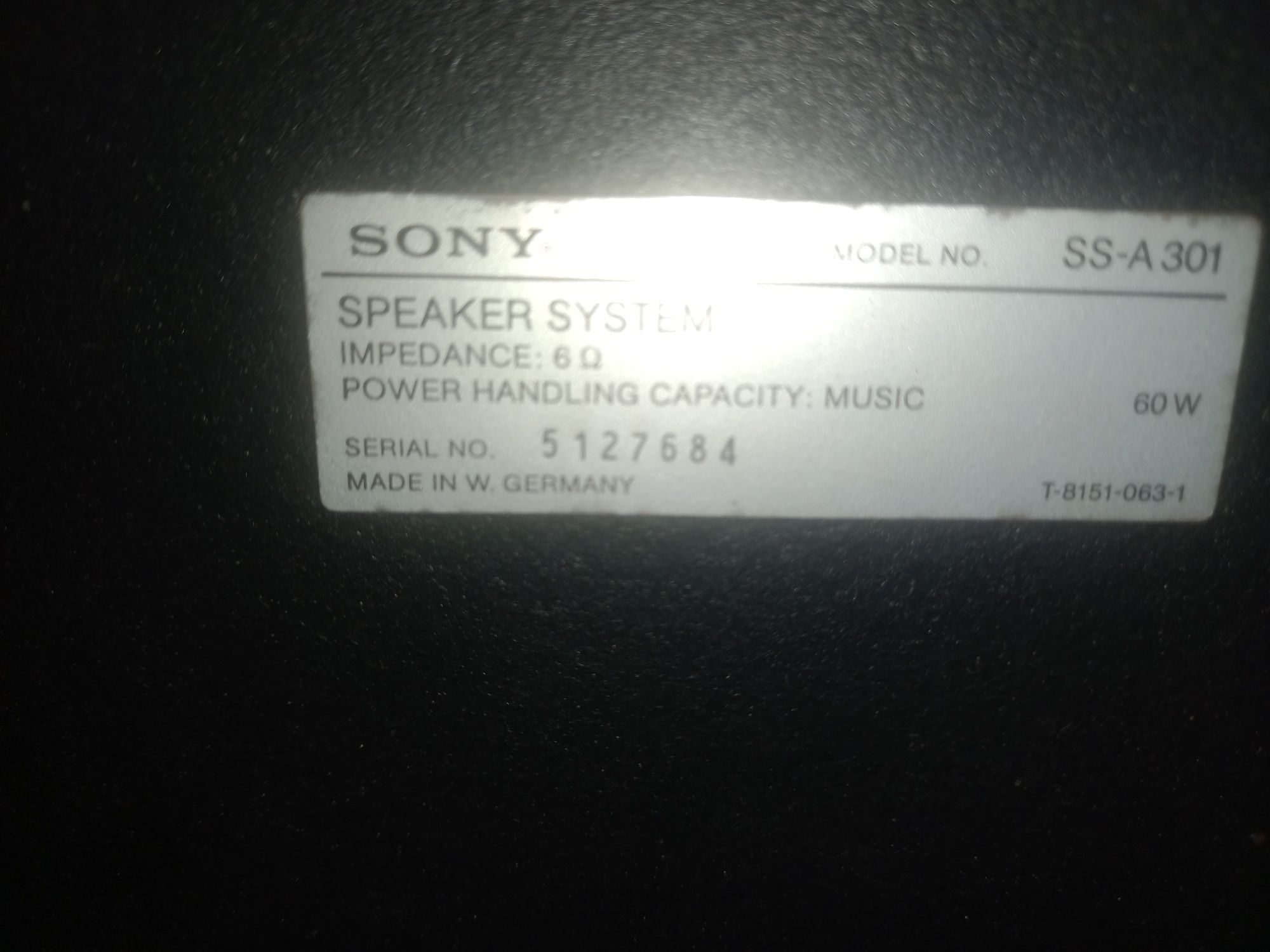 Colunas Sony 60 W