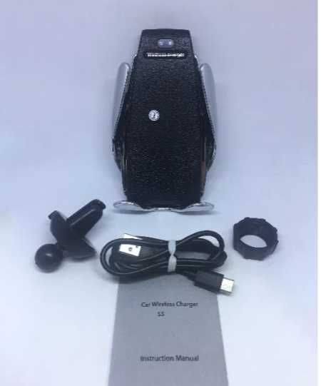 Carregador AUTO  Wireless com suporte de smartphone para Carro