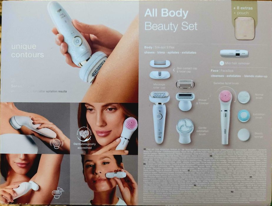 Depiladora Braun Beauty Set 9 Flex