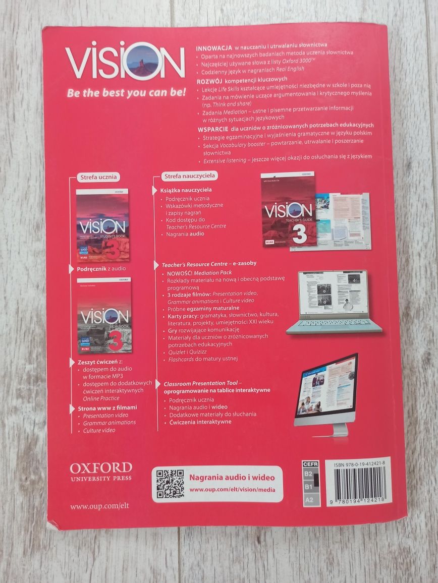 Vision 3 workbook