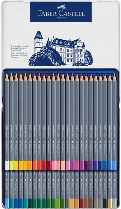 zestaw kredek akwarelowe faber-castell 48 szt. do rysowania kolorowe