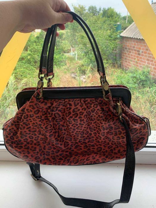 Сумка жіноча шкіряна