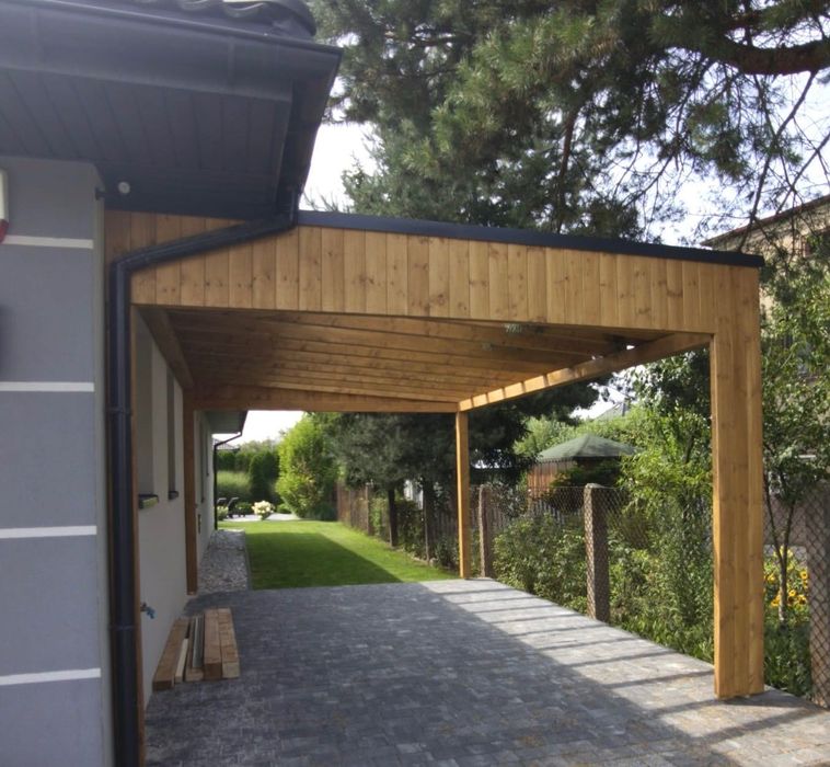 Nowoczesny Carport ,wiata garażowa,zabudowa tarasu.3x6 m.