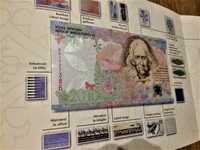 Banknot testowy PWPW Jan Krzeptowski - Sabała w folderze