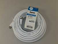 N032 Kabel Antenowy Satelitarny Hama F-Plug F-Plug 10M 75dB