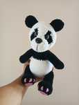 Miś na szydełku panda amigurumi handmade 30cm pluszowa pluszak maskotk