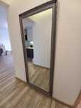 Lustro 180x80 w srebrnej ramie