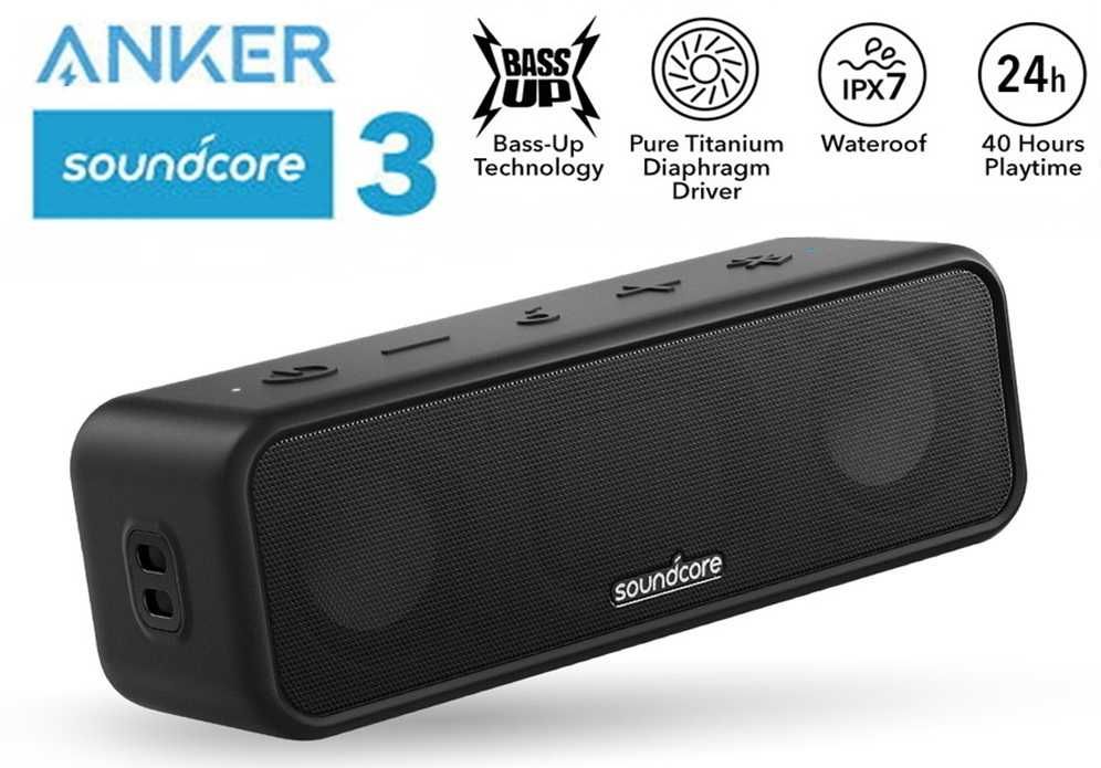 Портативная Bluetooth Колонка ANKER SoundCore 2, 3, Mini 3, АНКЕР Мини