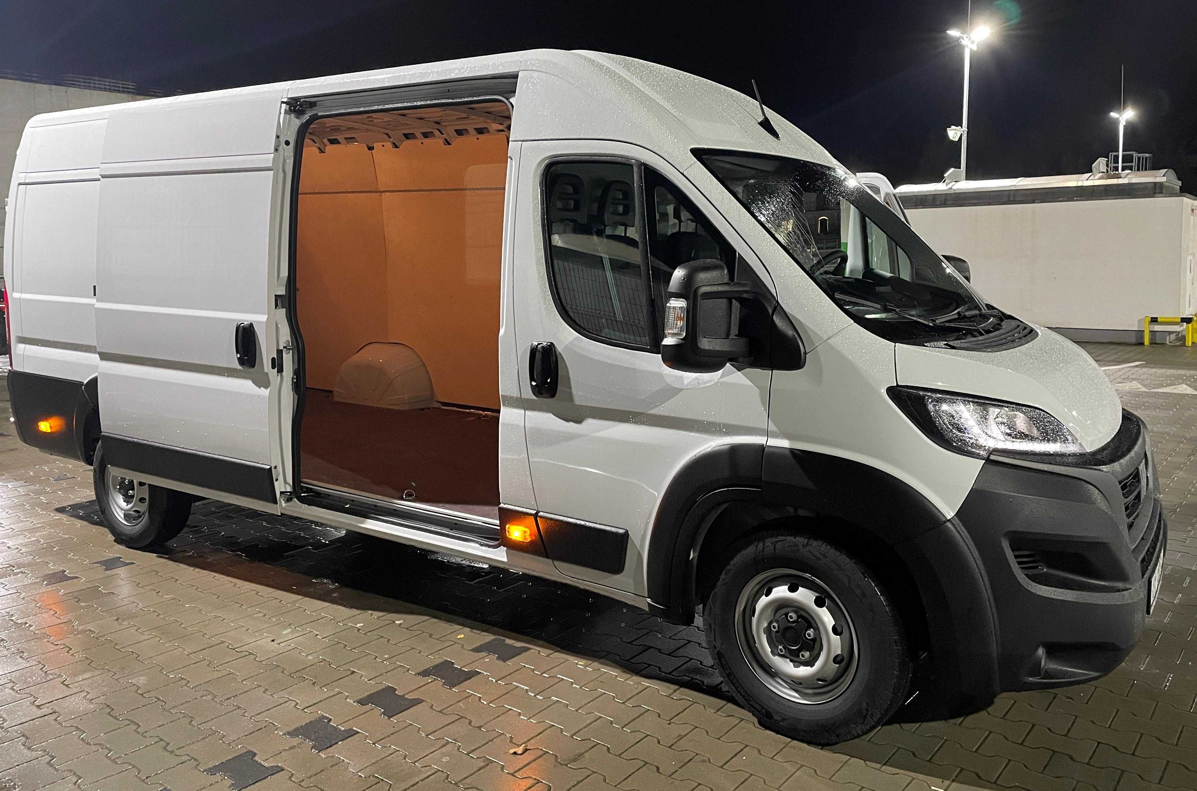 Wynajem NOWEGO samochodu dostawczego FIAT DUCATO NOWY Furgon L4H2 3.5t