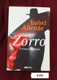ZORRO, O Começo da Lenda / Isabel Allende - Portes incluídos