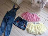 Sukienki spodnie zestaw  dziewczynka 98-104