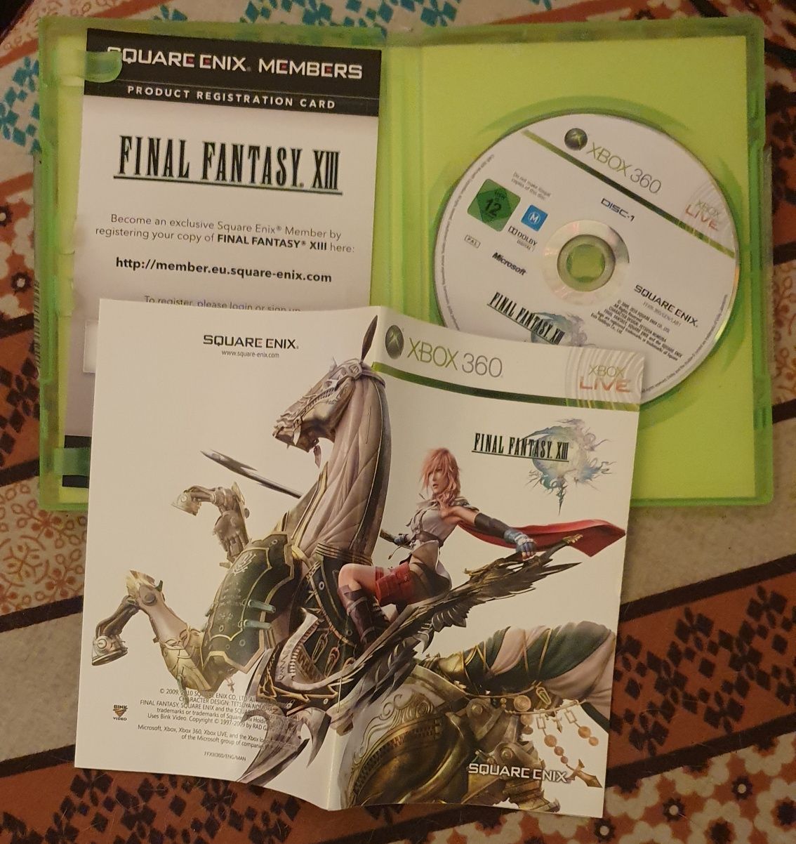 Final Fantasy XIII Xbox 360 impecável e completo