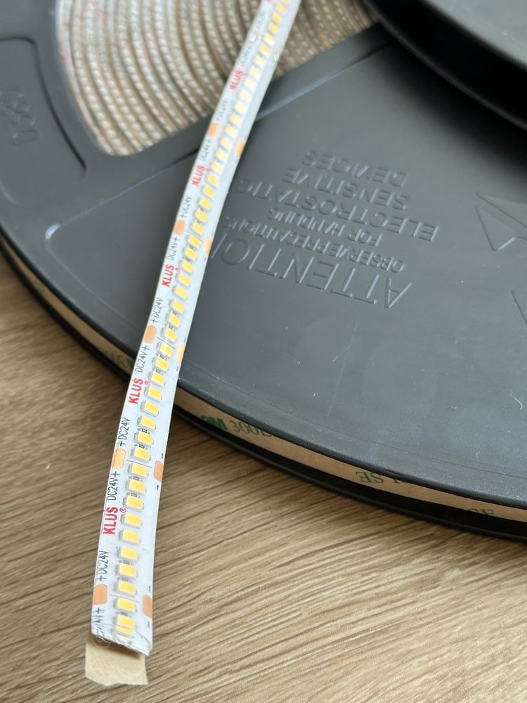 Taśma LED KLUŚ KWP-GHD30- 0960-24 – 38 m (3000K, IP65, Premium)