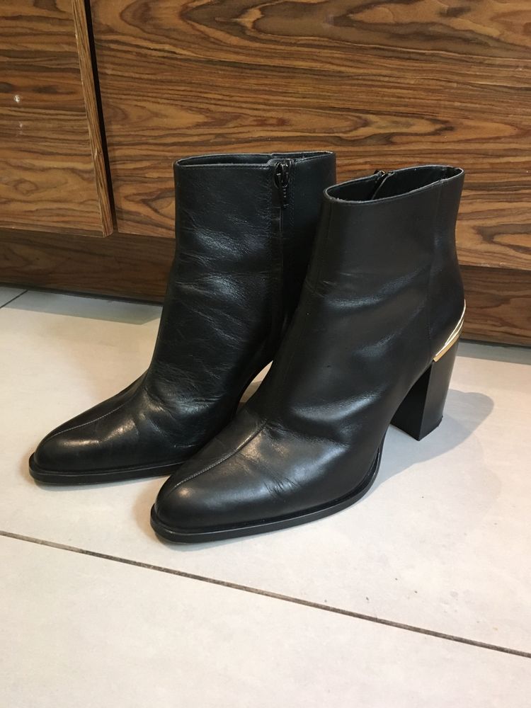 Buty Zara skórzane