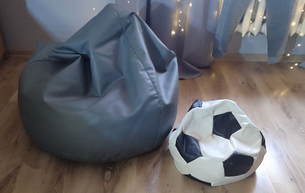 Pufa duża i mała piłka