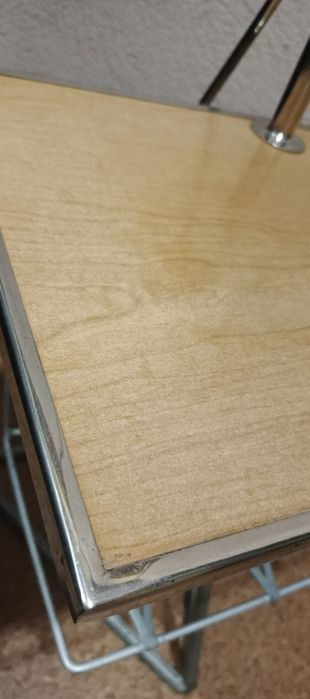 Lampa podłogowa z gazetnikiem 2 poł. XX w.