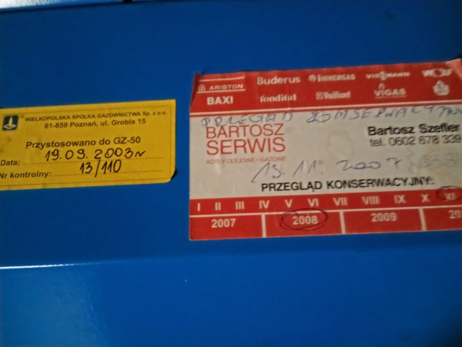 Piec gazowy Buderu, inteligentne sterowanie,używany.
