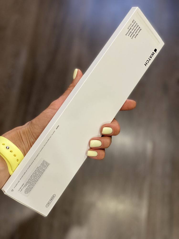 Ремінець на Apple watch M-L 45 mm чорний