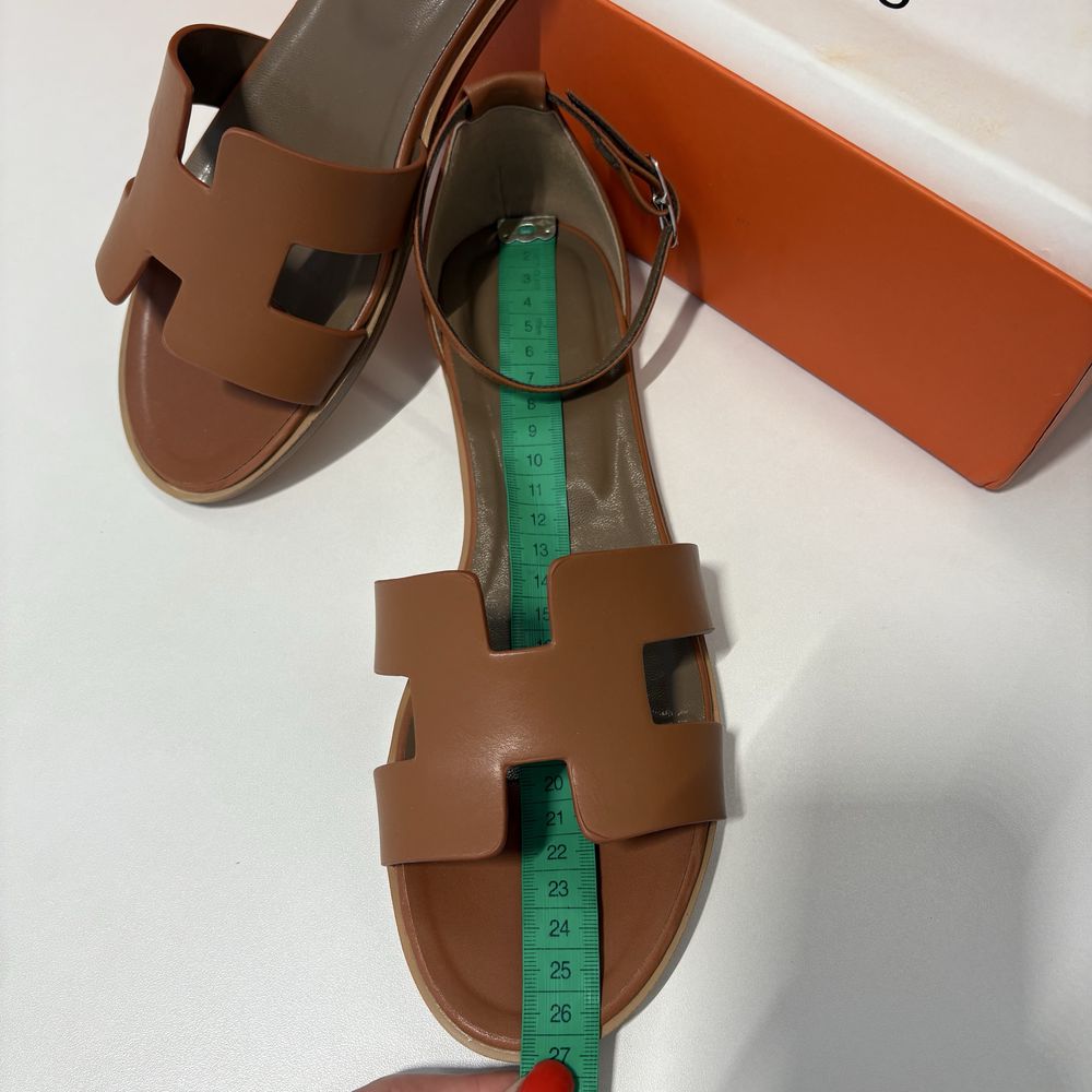 Сандалі босоніжки Hermes 39 40 42 босоножки шльопанці шлепки хермес