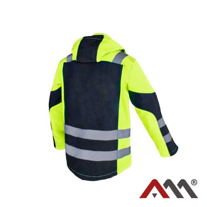 Męska kurtka robocza z kaptuem softshell do pracy Eclipse