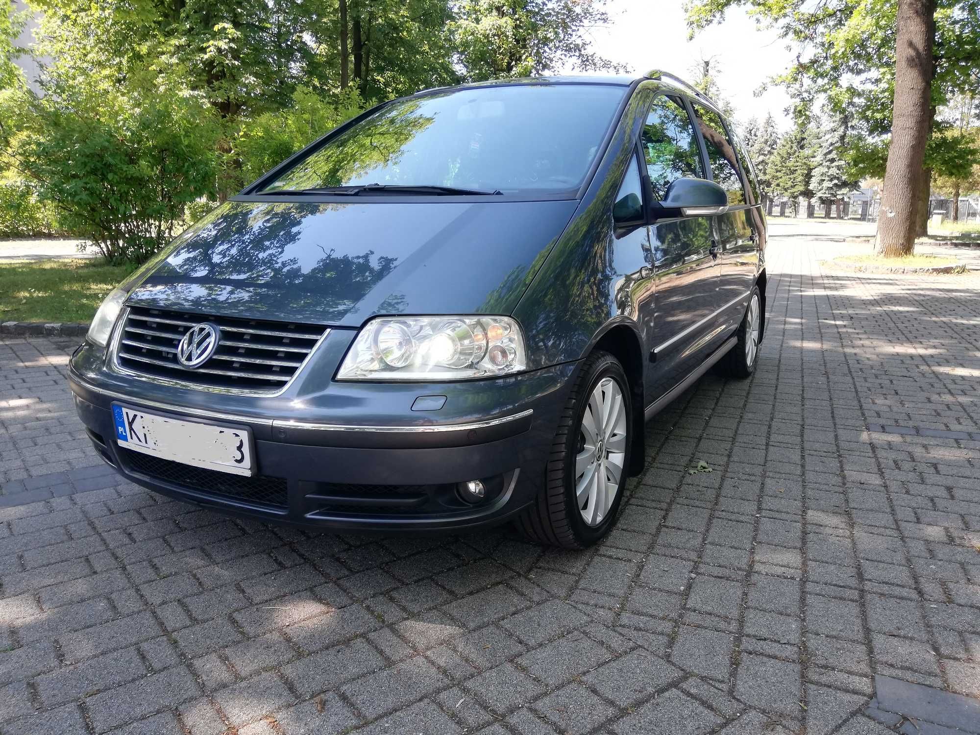 VW sharan 1,9TDI 4x4, klima, alufelgi, skora, tempomat,7 osobowe
