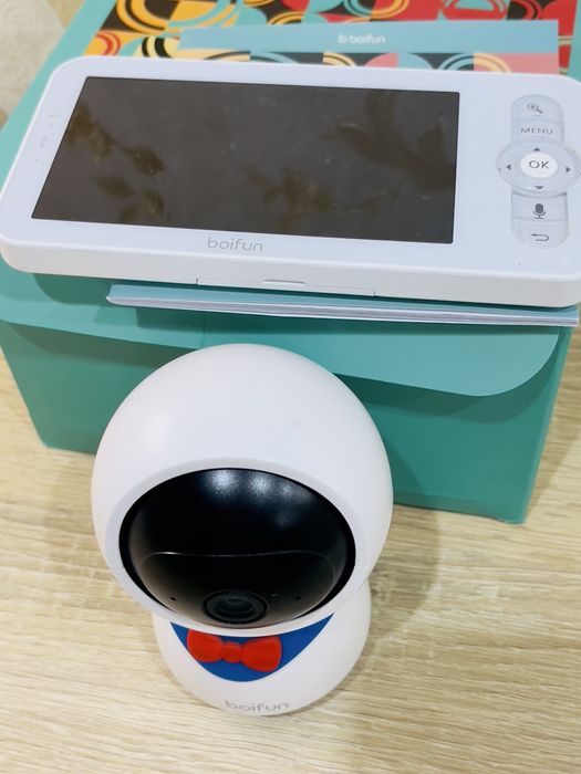 Видеоняня Boifun Baby 5s МОНИТОР 5" + Wi-fi подключение к телефону