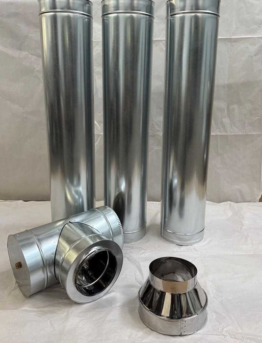 Димохід сендвіч, комін на котел, труба для димохода, нержавійка.