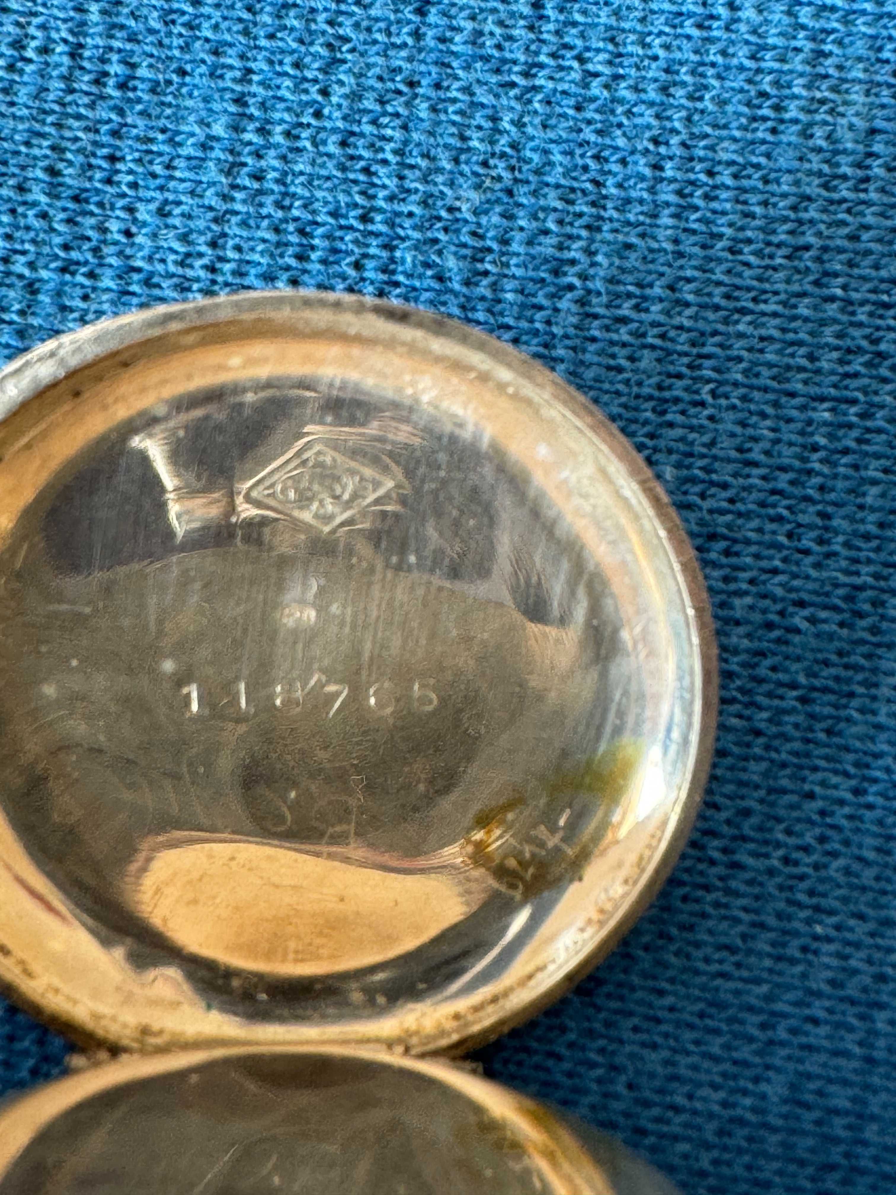 Pocket silver watch women vintage