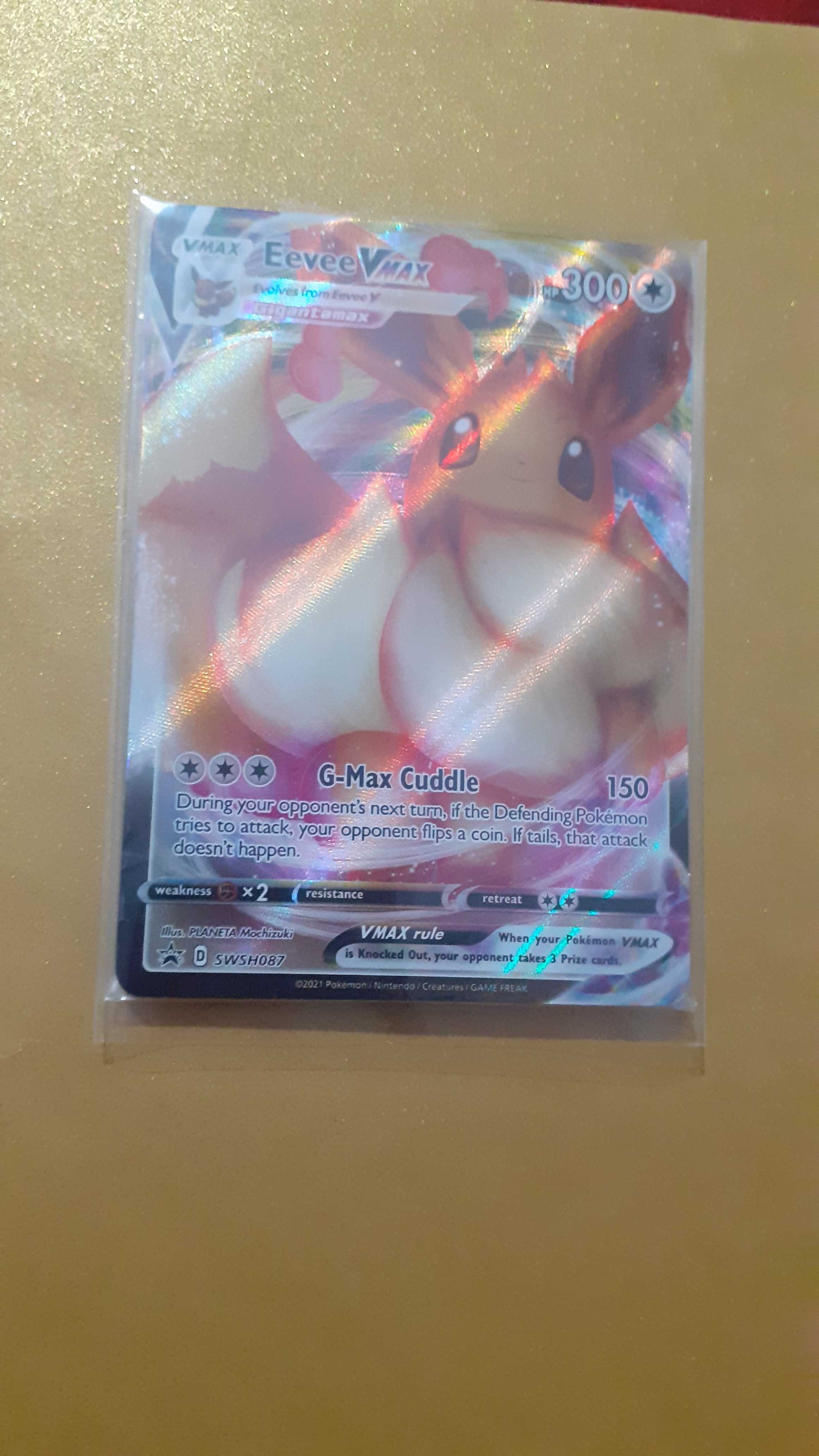 Karta Pokemon Eevee VMAX - SWSH087 oryginalna TCG